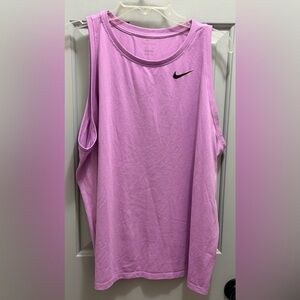 Nike The Nike Tee Womens 2XL Purple Tank Top Drifit Training Workout Lightweight
